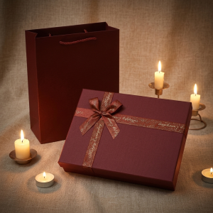 Crimson Celebration Gift Box